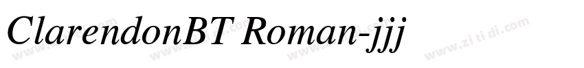 ClarendonBT Roman字体转换
